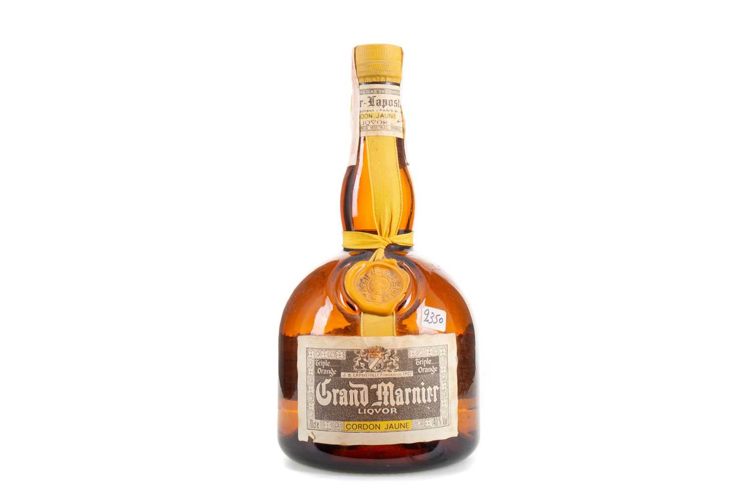 Lot 321 - GRAND MARNIER CORDON JAUNE
