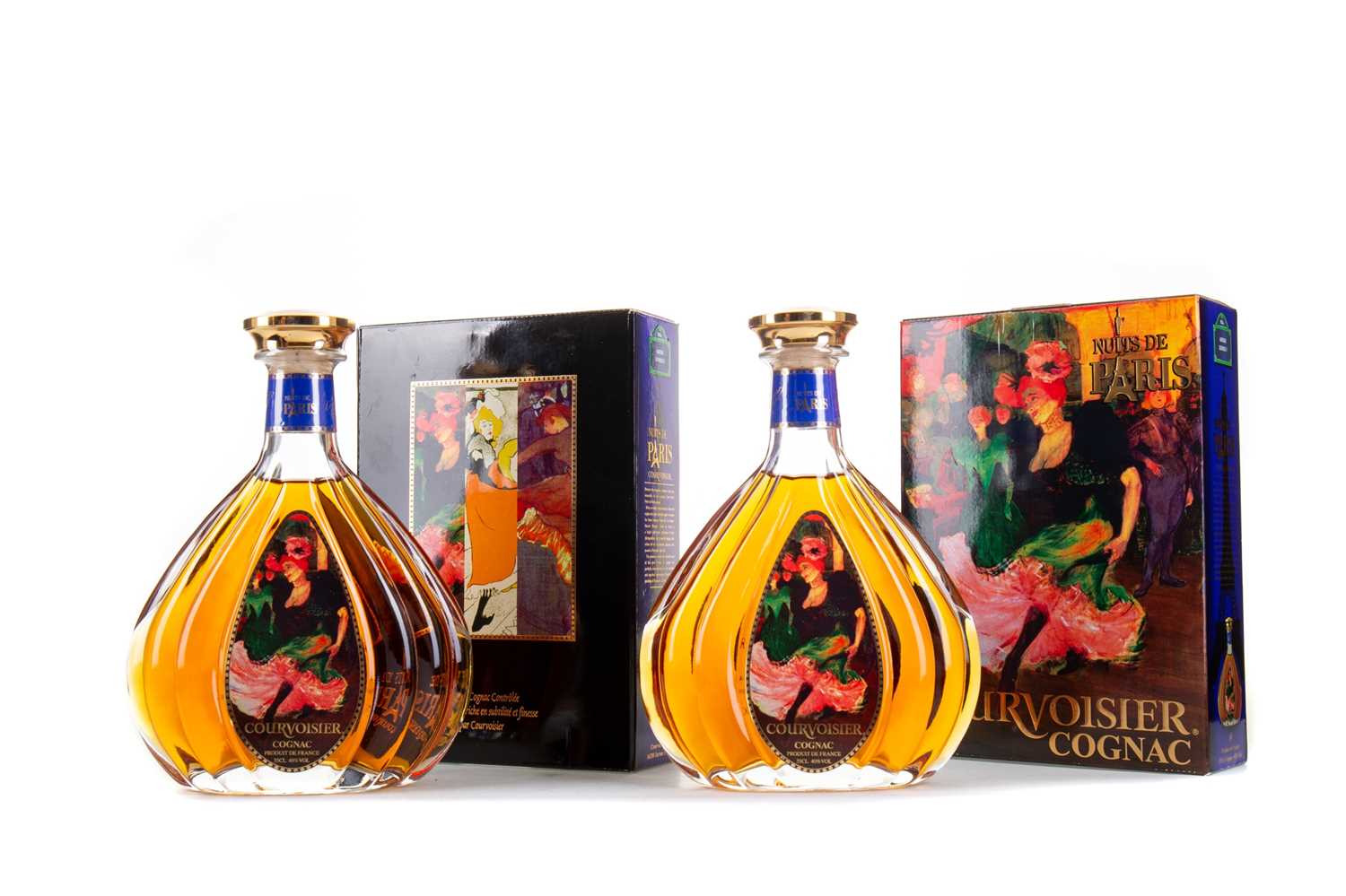 Lot 322 - 2 BOTTLES OF COURVOISIER NUITS DE PARIS COGNAC 35CL