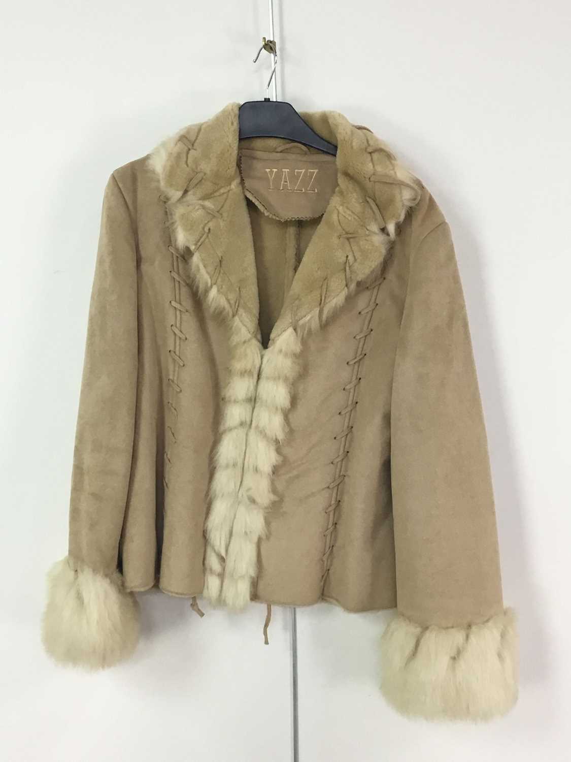 Lot 166 - A SABAH LEATHER JACKET AND THREE OTHER JACKETS