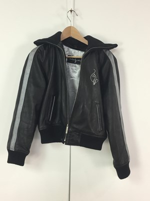 Lot 166 - A SABAH LEATHER JACKET AND THREE OTHER JACKETS