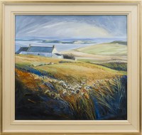 Lot 27 - * PENNY MCLEAN, THE SUMMER ISLES oil on canvas,...