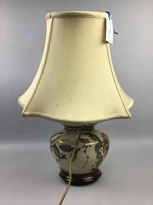 Lot 164 - A LOT OF TWO MODERN JAPANESE CERAMIC VASE LAMPS