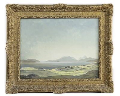 Lot 13 - AROS, ISLE OF MULL, AN OIL BY THOMAS CALLANDER CAMPBELL MACKIE