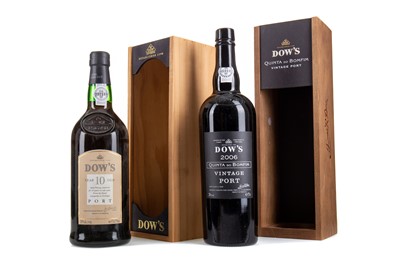 Lot 352 - DOW'S 2006 QUINTA DO BOMFIM AND 10 YEAR OLD TAWNY PORT