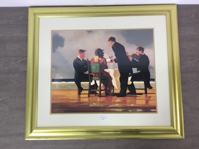 Lot 362 - A PRINT AFTER JACK VETTRIANO