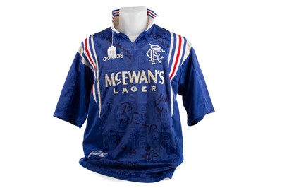 Lot 1512 - A RANGERS F.C. SIGNED JERSEY