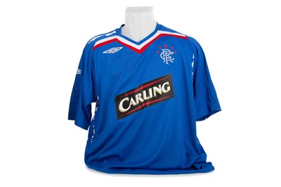 Lot 1505 - A RANGERS F.C. SIGNED JERSEY AND ANOTHER