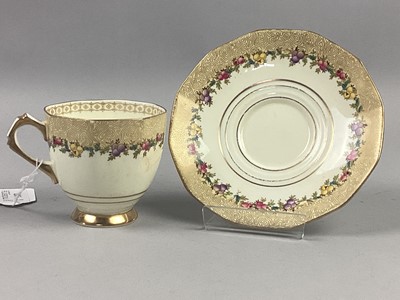 Lot 383 - A PLANT TUSCAN PART TEA SERVICE