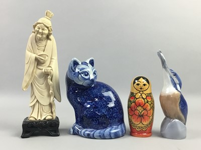 Lot 444 - A ROYAL DOULTON FIGURE OF ENCHANTMENT AND OTHER CERAMICS