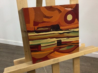 Lot 275 - A SMALL UNTITLED OIL BY JAMIE O'DEA