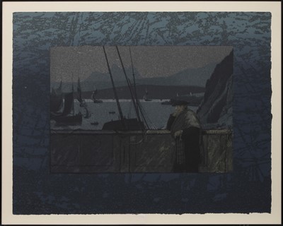 Lot 161 - THE DEPARTURE, AN ETCHING BY WILL MACLEAN