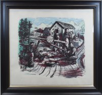 Lot 65 - * PETER HOWSON OBE, BANDIT CHECKPOINT artist's...