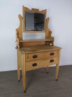 Lot 453 - A LATE VICTORIAN DRESSING TABLE