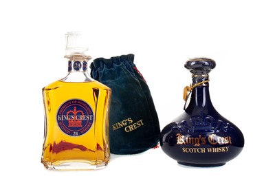 Lot 3 - KING'S CREST 25 YEAR OLD DECANTER AND KING'S CREST 21 YEAR OLD