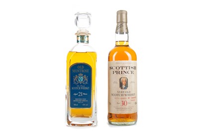 Lot 5 - SCOTTISH PRINCE 30 YEAR OLD AND OLD MONTROSE 21 YEAR OLD
