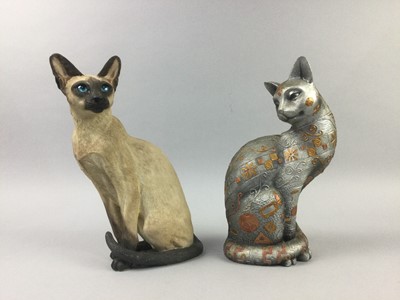 Lot 39 - A COLLECTION OF CAT MODELS AND OTHER ITEMS