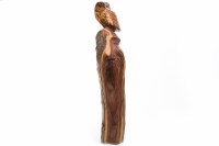 Lot 76 - * ADAM HOLLAWAY OWL AND GREEN MAN carved...