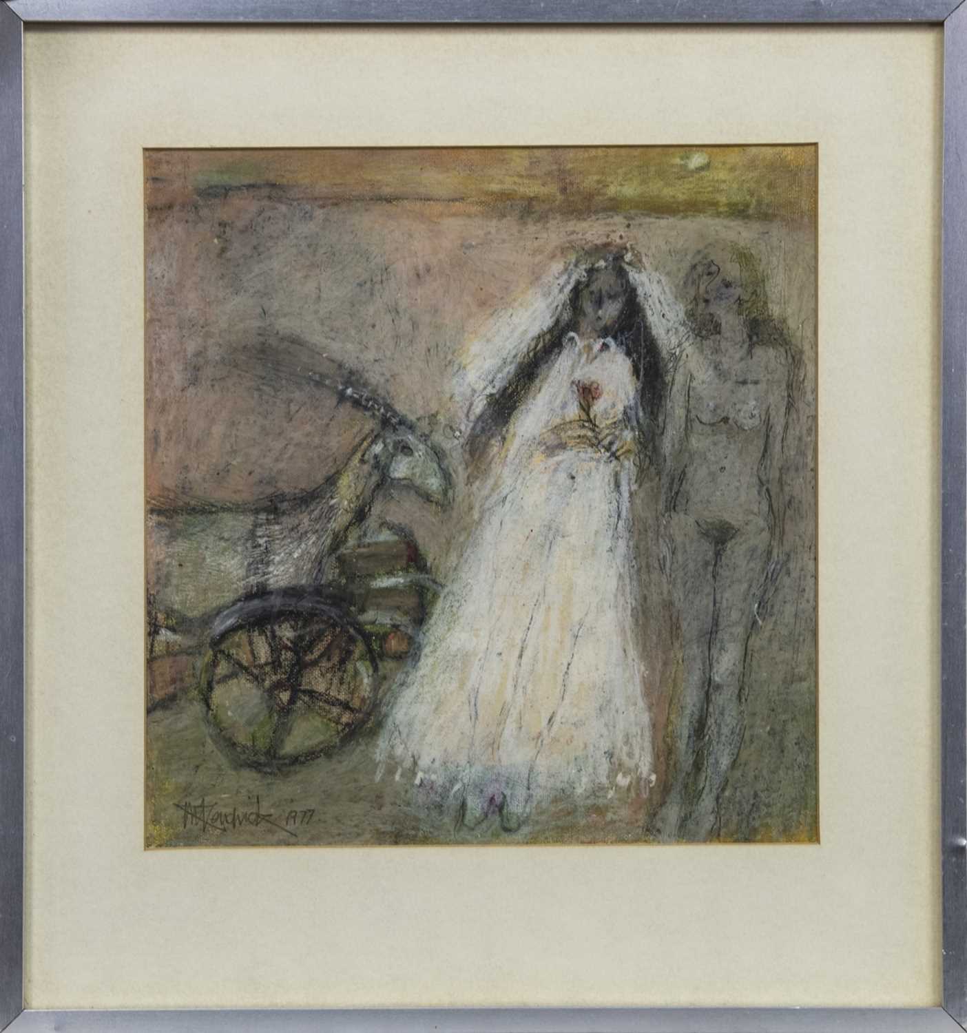 Lot 20 - THE BRIDE, A MIXED MEDIA BY TOM MCKENDRICK