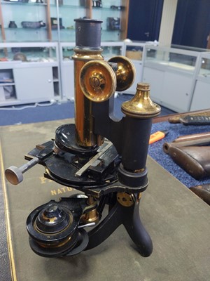 Lot 444 - A MICROSCOPE BY W. WATSON & SONS