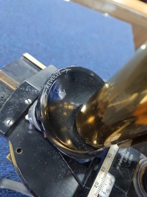 Lot 444 - A MICROSCOPE BY W. WATSON & SONS