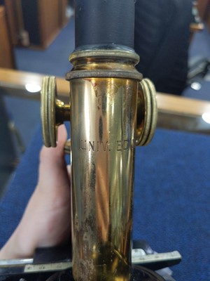 Lot 444 - A MICROSCOPE BY W. WATSON & SONS
