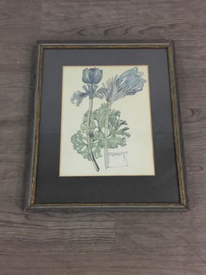 Lot 109 - A VICTORIAN CHRYSTOLEUM AND THREE PRINTS