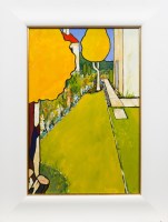 Lot 87 - IAIN CARBY, LONG GARDEN oil on canvas, signed...