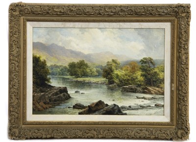 Lot 293 - ON THE CLUNY, AN OIL BY GEORGE LAW BEETHHOLME