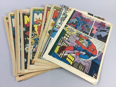 Lot 430 - A GROUP OF 1972 MARVEL COMICS