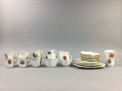 Lot 64 - A LARGE COLLECTION OF SCOTTISH CRESTED TEA WARE