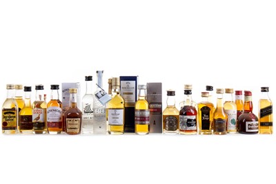 Lot 30 - 22 ASSORTED MINIATURES - INCLUDING MACALLAN GOLD DOUBLE CASK