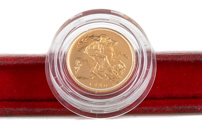 Lot 10 - AN ELIZABETH II GOLD PROOF HALF SOVEREIGN DATED 1980