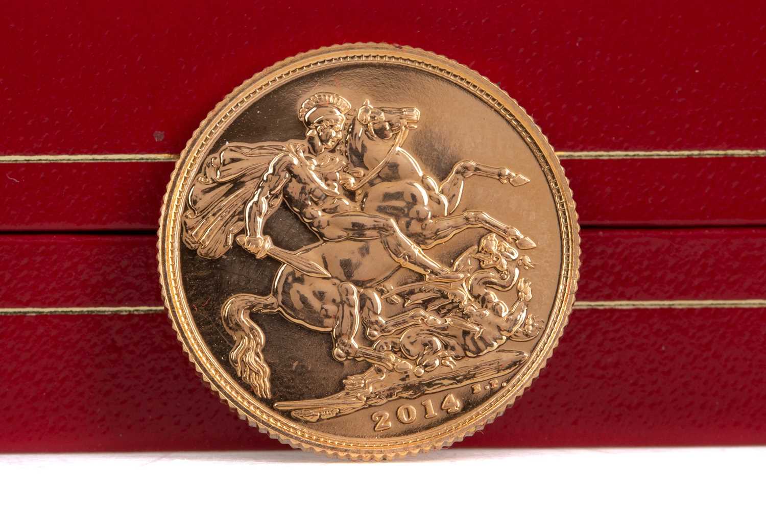Lot 14 - AN ELIZABETH II GOLD SOVEREIGN DATED 2014