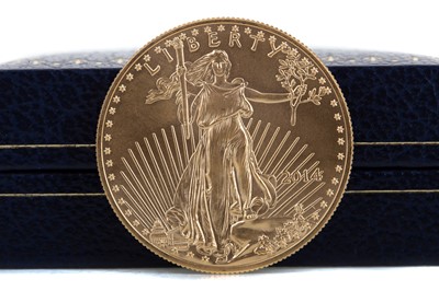 Lot 15 - A UNITED STATED OF AMERICA GOLD 1oz FIFTY DOLLAR COIN DATED 2014