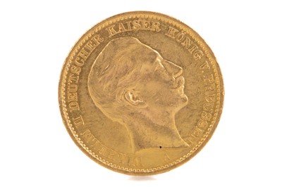 Lot 21 - A PRUSSIAN GOLD 20 MARK DATED 1911