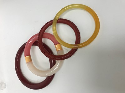 Lot 527 - A COLLECTION OF BANGLES