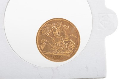 Lot 23 - A GEORGE V GOLD HALF SOVEREIGN DATED 1912
