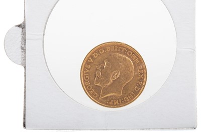 Lot 23 - A GEORGE V GOLD HALF SOVEREIGN DATED 1912