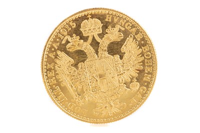 Lot 29 - AN AUSTRIAN GOLD DUCAT DATED 1915