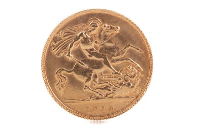 Lot 31 - A GEORGE V GOLD HALF SOVEREIGN DATED 1914