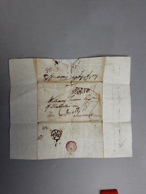 Lot 125 - AN 18TH CENTURY LETTER FROM GRENADA