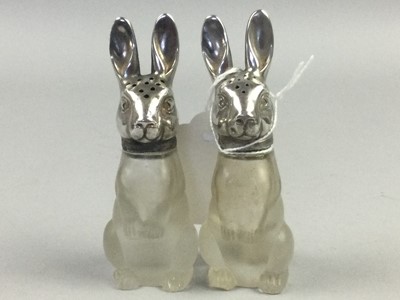 Lot 6 - A PAIR OF SALT AND PEPPER SHAKERS