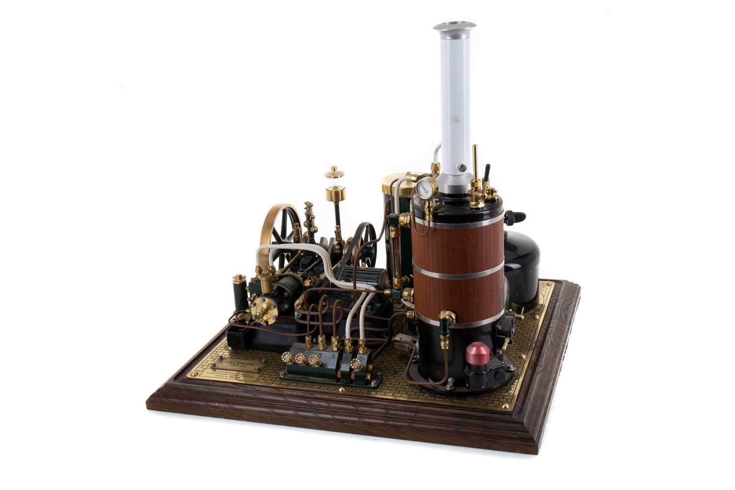 Lot 971 - LIVE STEAM MODEL MILL ENGINE (CIRCA 1890)