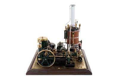 Lot 971 - LIVE STEAM MODEL MILL ENGINE (CIRCA 1890)