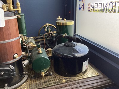 Lot 971 - LIVE STEAM MODEL MILL ENGINE (CIRCA 1890)