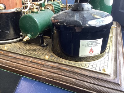 Lot 971 - LIVE STEAM MODEL MILL ENGINE (CIRCA 1890)