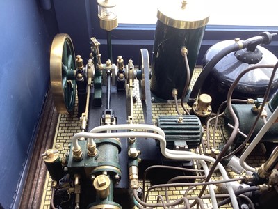 Lot 971 - LIVE STEAM MODEL MILL ENGINE (CIRCA 1890)