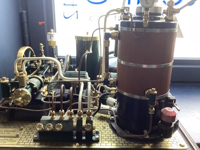 Lot 971 - LIVE STEAM MODEL MILL ENGINE (CIRCA 1890)