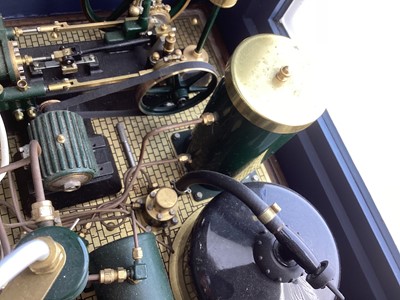 Lot 971 - LIVE STEAM MODEL MILL ENGINE (CIRCA 1890)