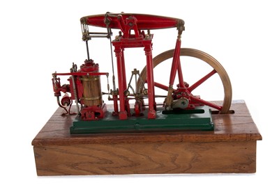 Lot 972 - A SCRATCH BUILT LIVE STEAM MODEL BEAM ENGINE